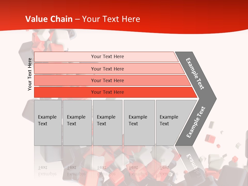 Decoration Chaos Cube PowerPoint Template