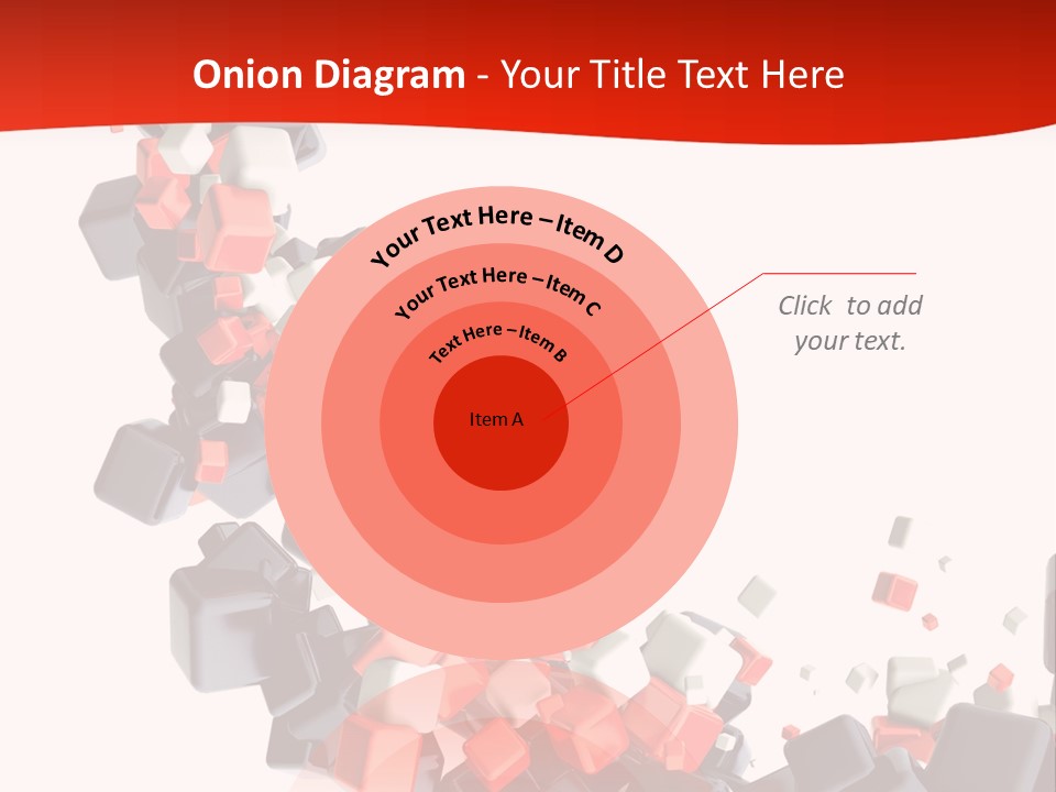 Decoration Chaos Cube PowerPoint Template