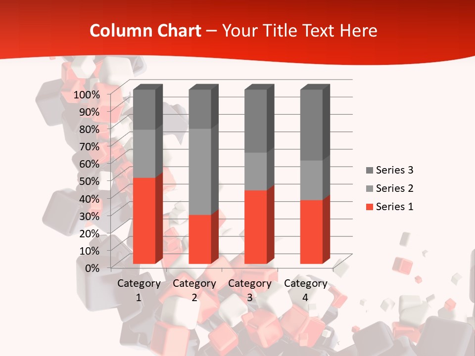 Decoration Chaos Cube PowerPoint Template