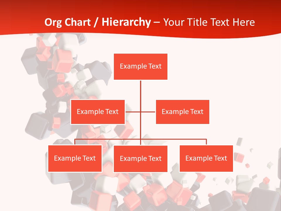 Decoration Chaos Cube PowerPoint Template