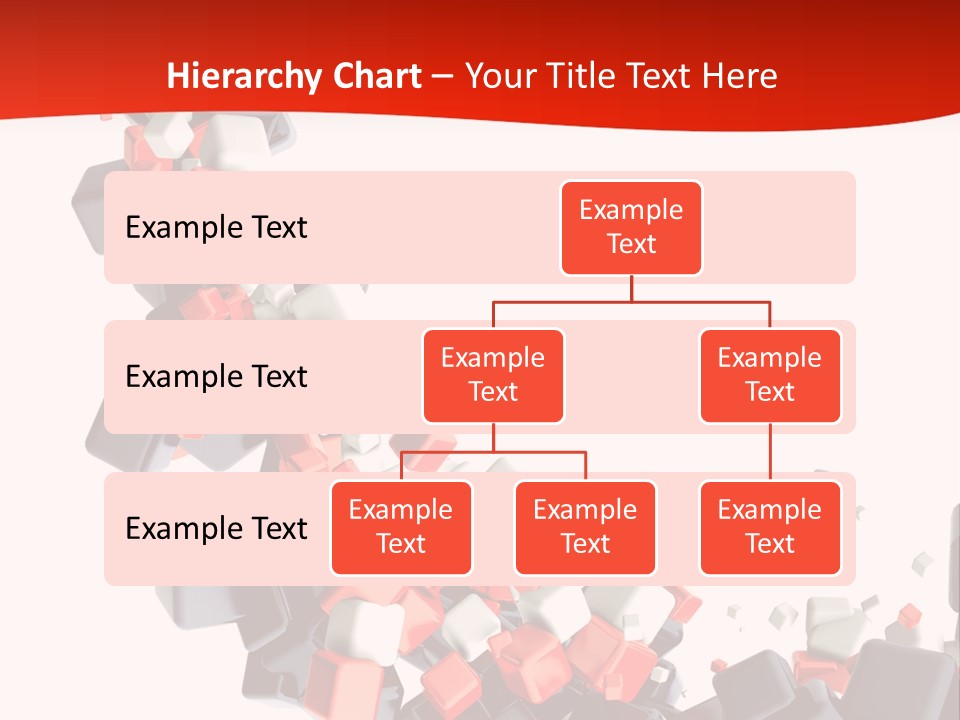 Decoration Chaos Cube PowerPoint Template