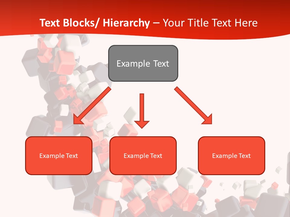 Decoration Chaos Cube PowerPoint Template