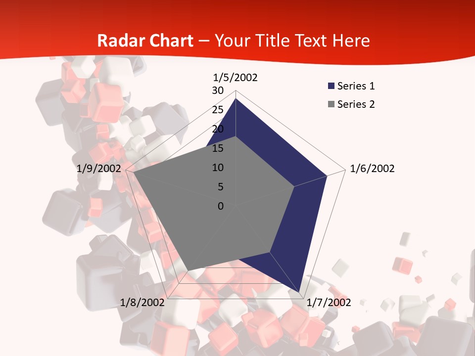Decoration Chaos Cube PowerPoint Template