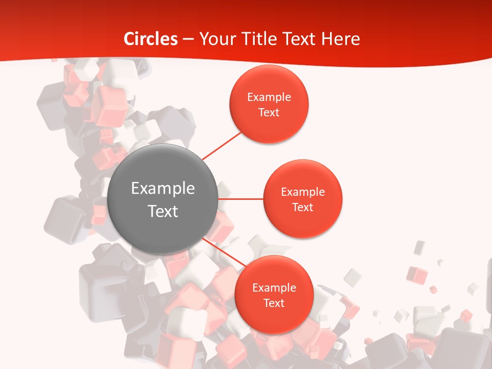 Decoration Chaos Cube PowerPoint Template