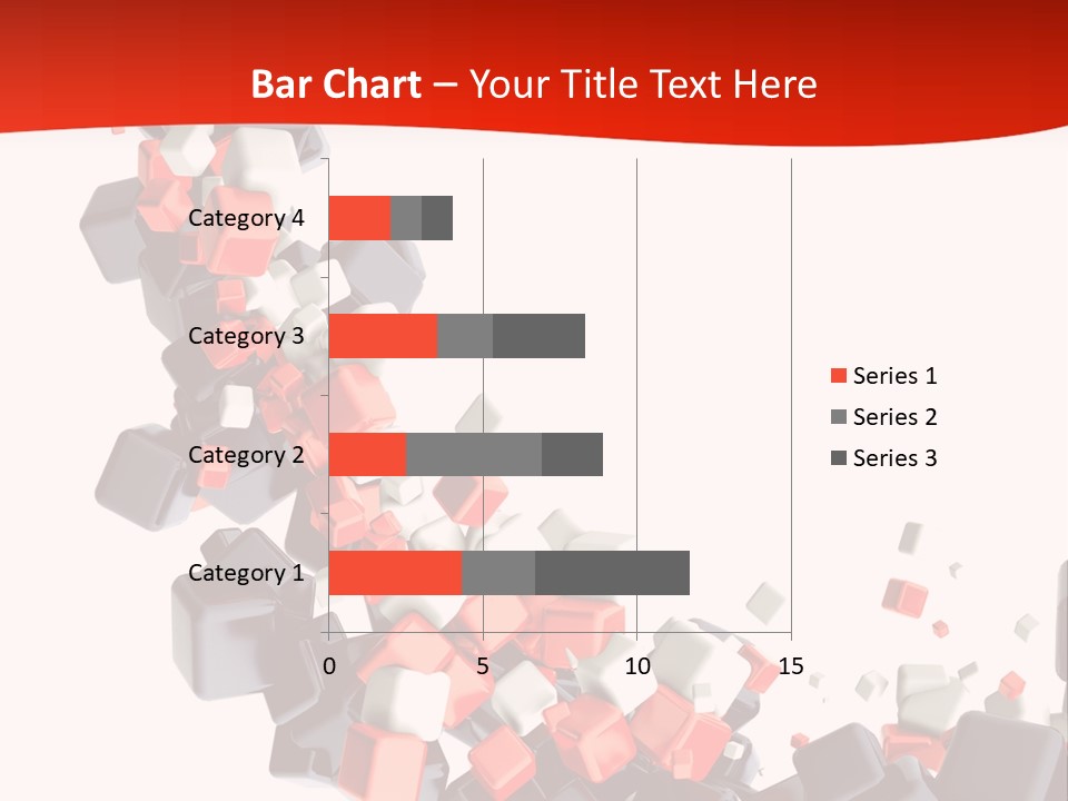 Decoration Chaos Cube PowerPoint Template