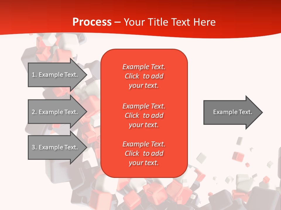 Decoration Chaos Cube PowerPoint Template