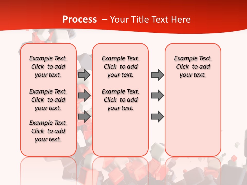 Decoration Chaos Cube PowerPoint Template