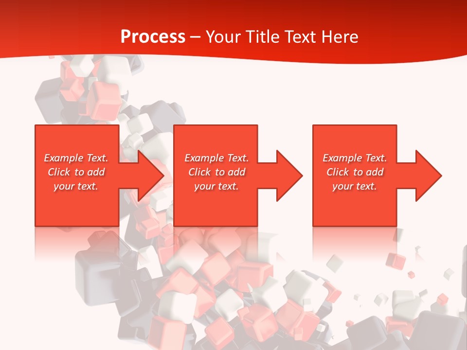 Decoration Chaos Cube PowerPoint Template