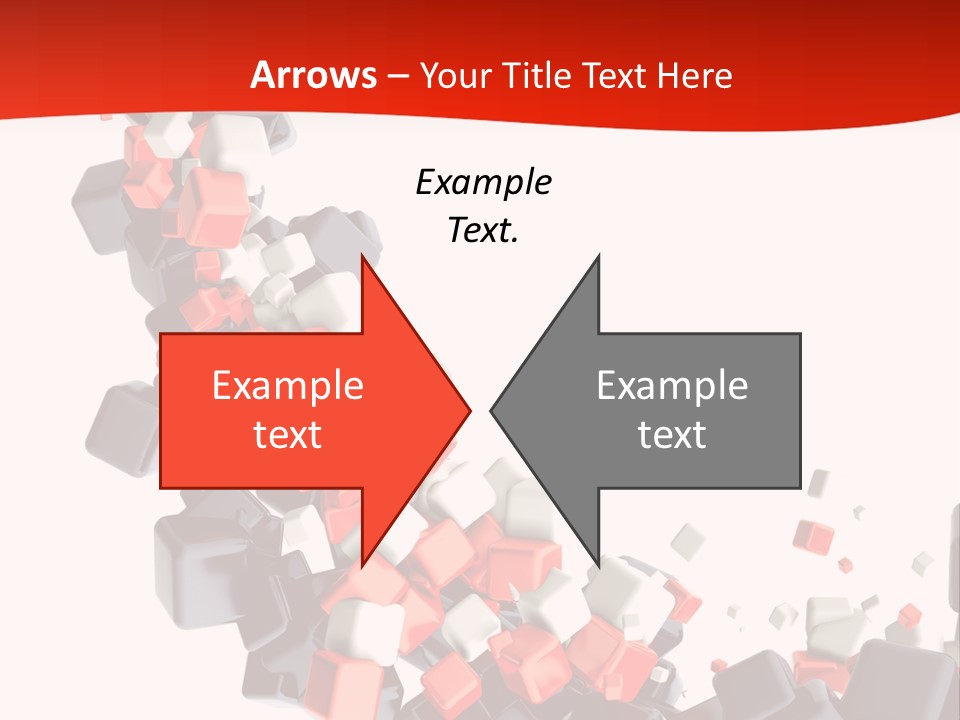 Decoration Chaos Cube PowerPoint Template