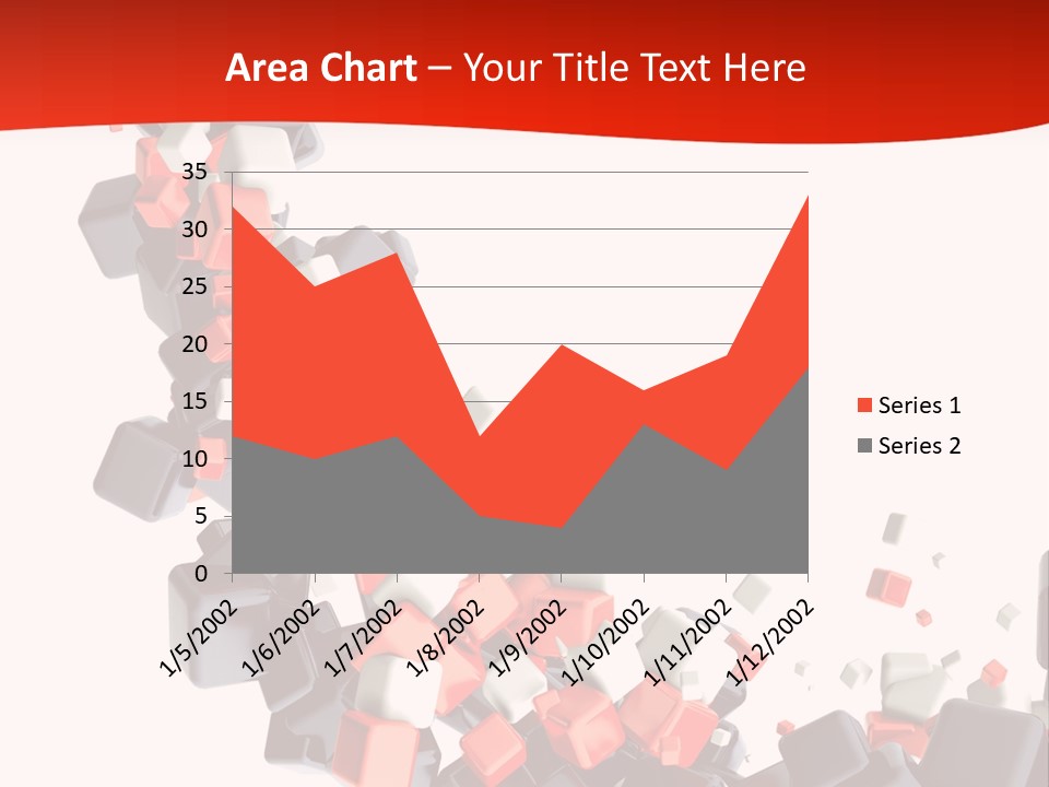 Decoration Chaos Cube PowerPoint Template