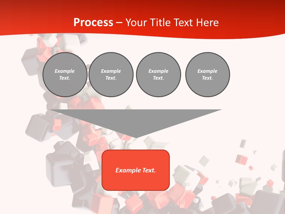 Decoration Chaos Cube PowerPoint Template