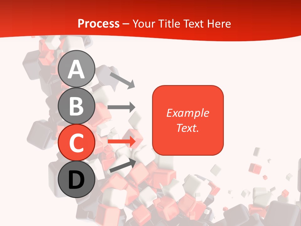 Decoration Chaos Cube PowerPoint Template
