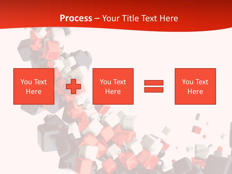Decoration Chaos Cube PowerPoint Template