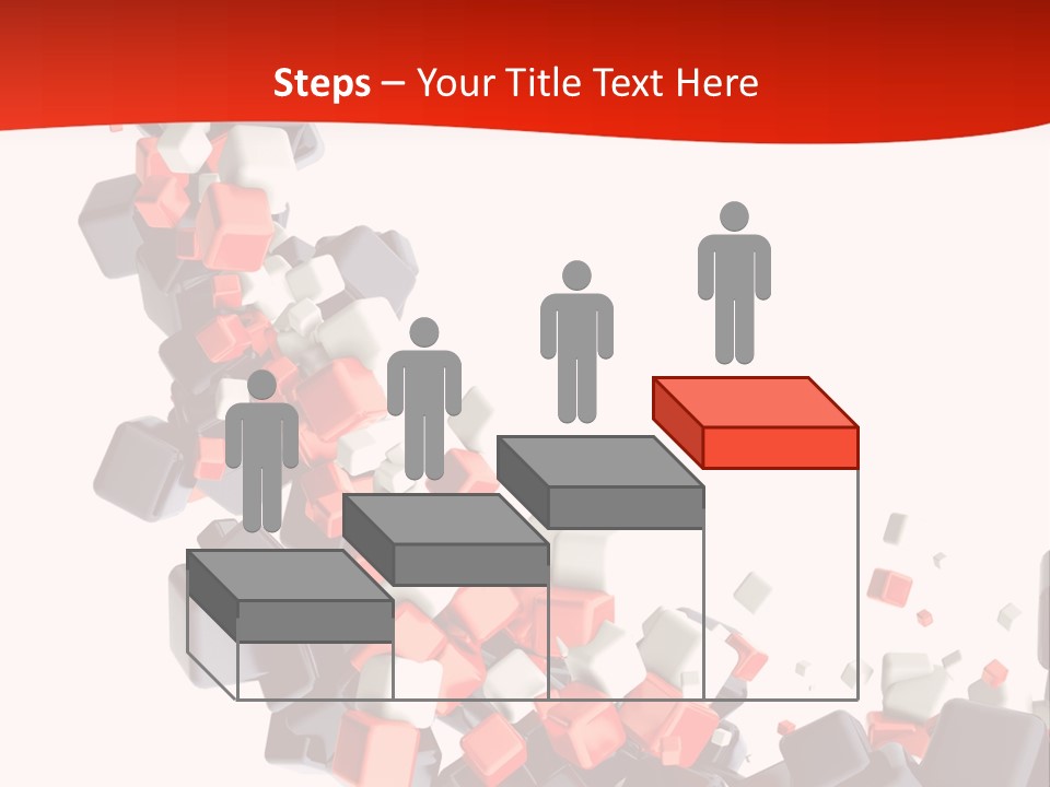 Decoration Chaos Cube PowerPoint Template