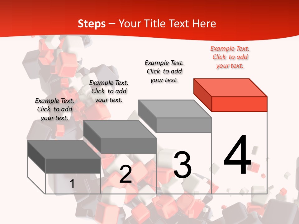 Decoration Chaos Cube PowerPoint Template