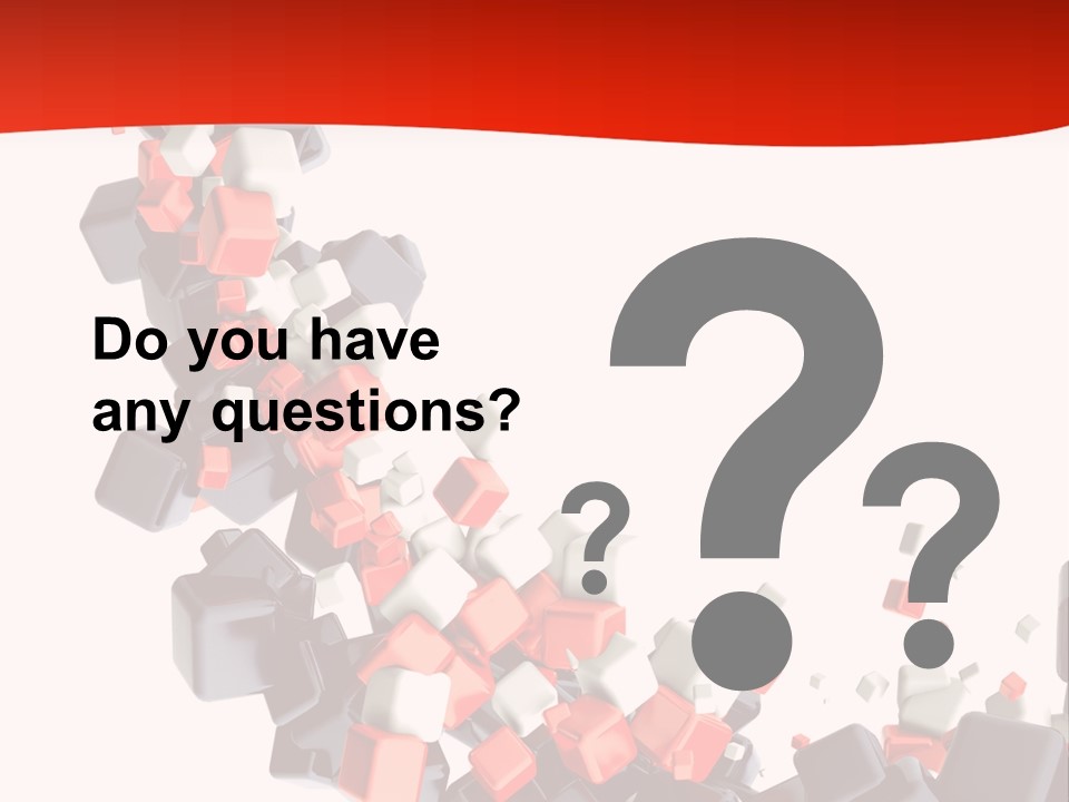 Decoration Chaos Cube PowerPoint Template