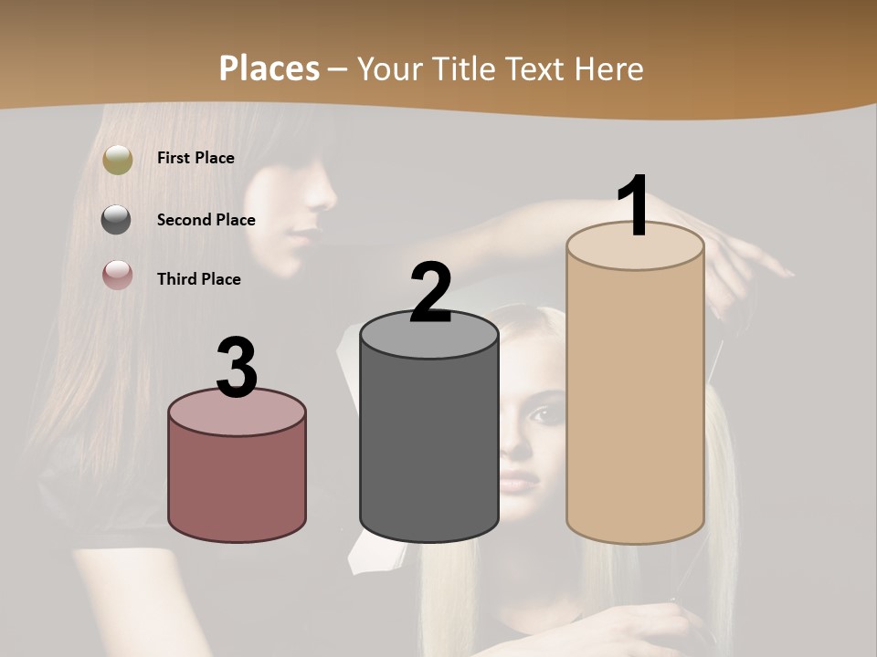 Hairdo Beautician Cosmetic PowerPoint Template