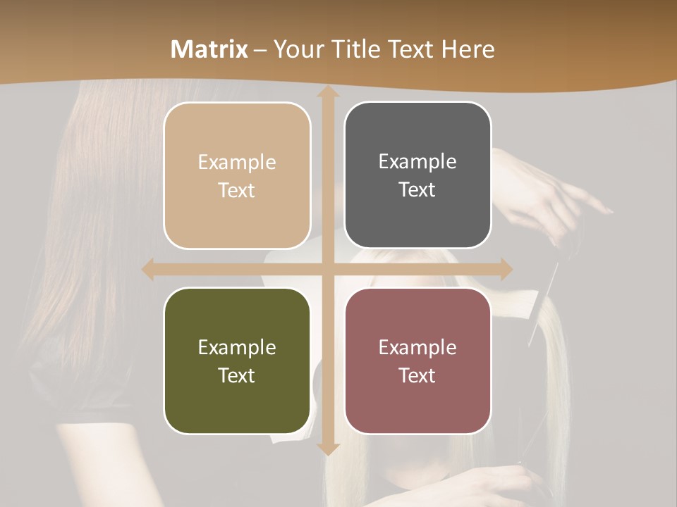 Hairdo Beautician Cosmetic PowerPoint Template