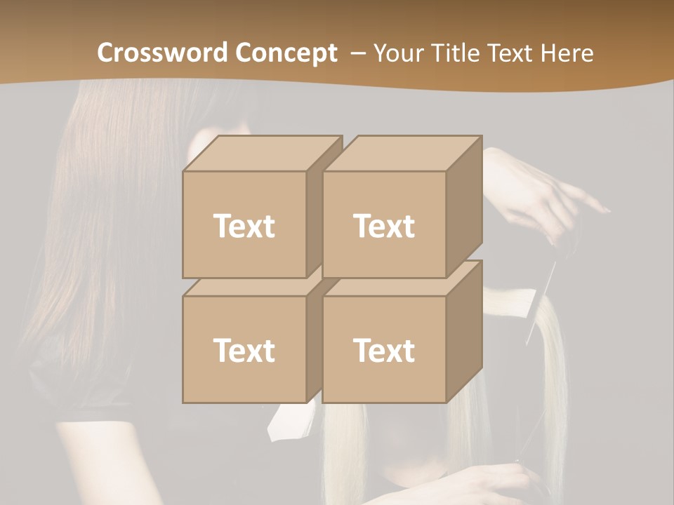 Hairdo Beautician Cosmetic PowerPoint Template