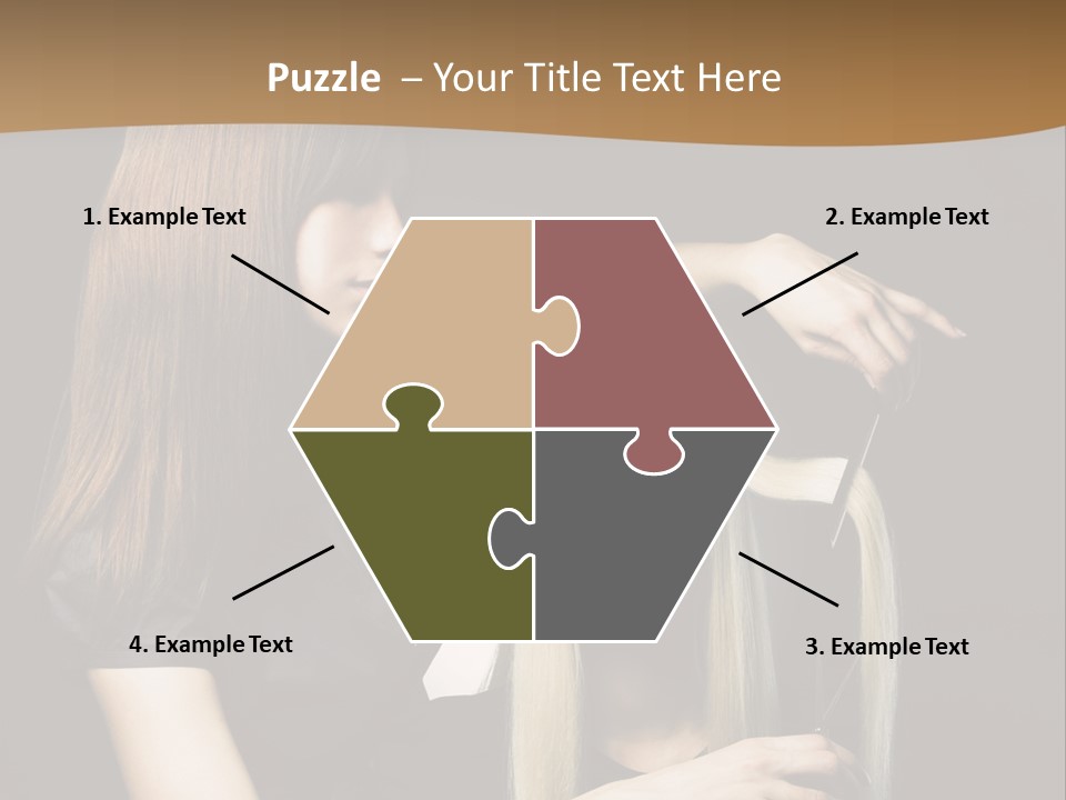 Hairdo Beautician Cosmetic PowerPoint Template