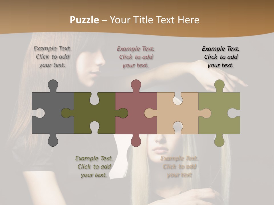 Hairdo Beautician Cosmetic PowerPoint Template