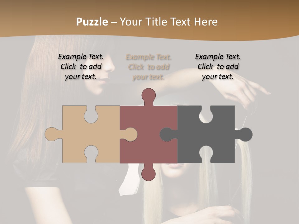 Hairdo Beautician Cosmetic PowerPoint Template