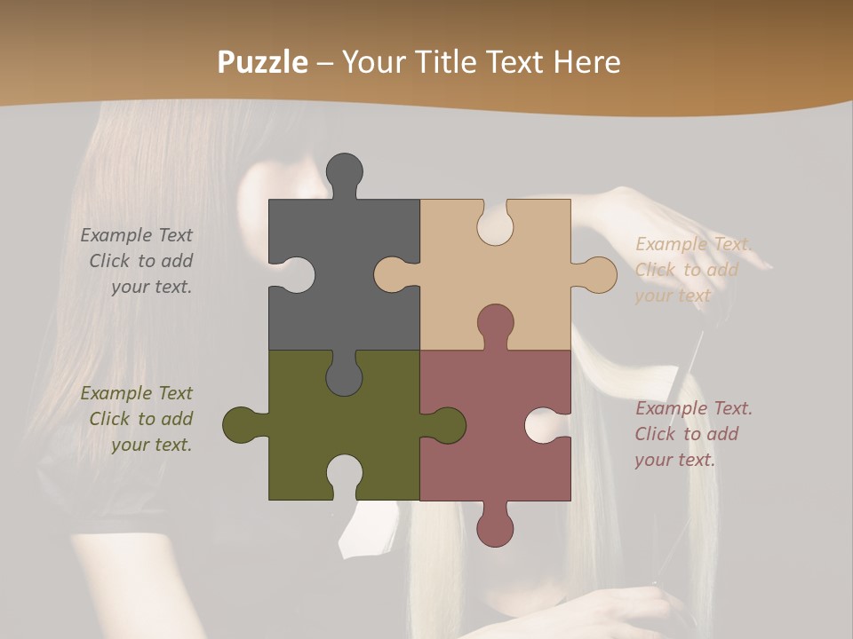 Hairdo Beautician Cosmetic PowerPoint Template