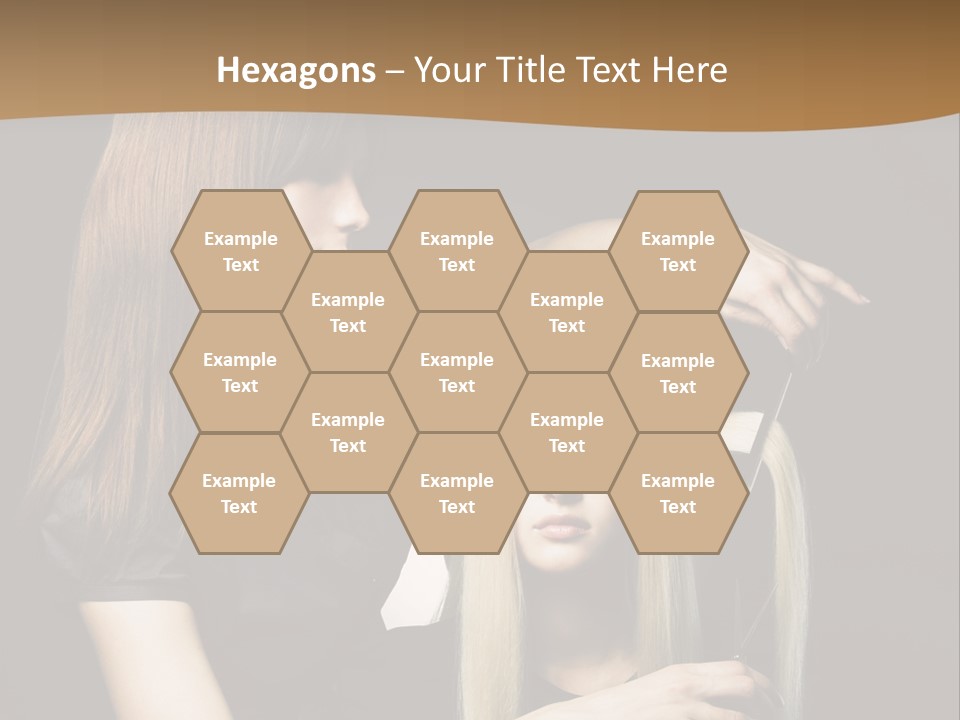 Hairdo Beautician Cosmetic PowerPoint Template