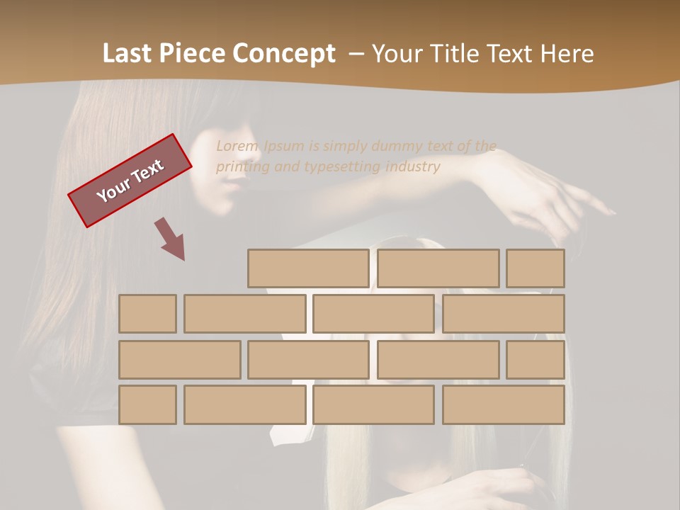 Hairdo Beautician Cosmetic PowerPoint Template