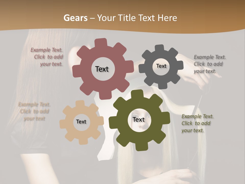 Hairdo Beautician Cosmetic PowerPoint Template