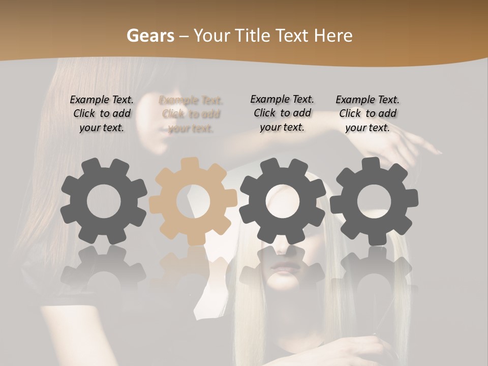 Hairdo Beautician Cosmetic PowerPoint Template