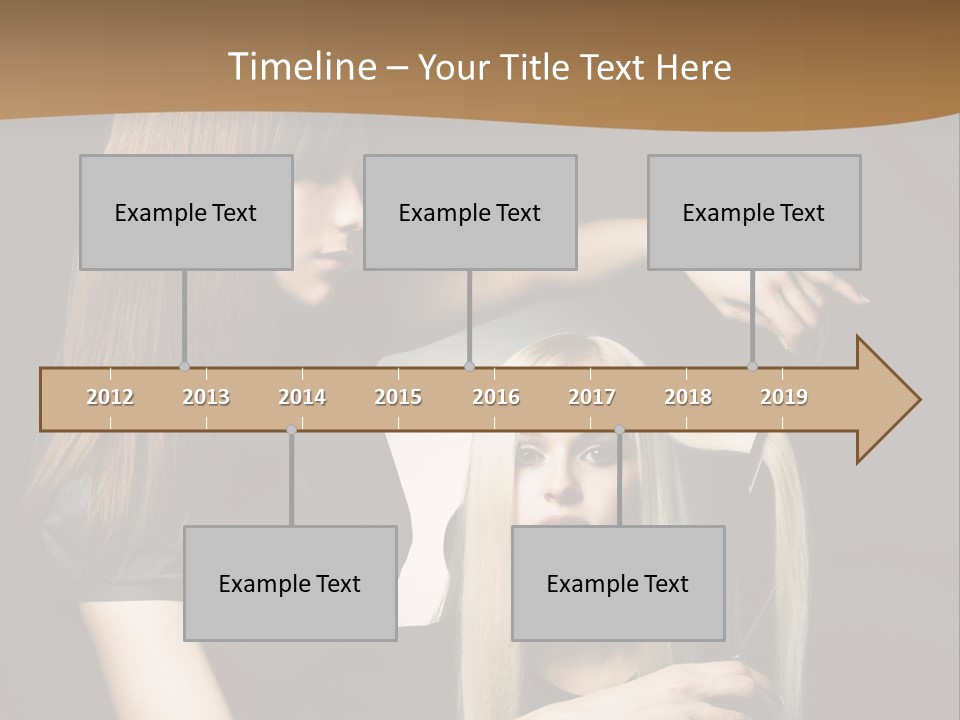 Hairdo Beautician Cosmetic PowerPoint Template