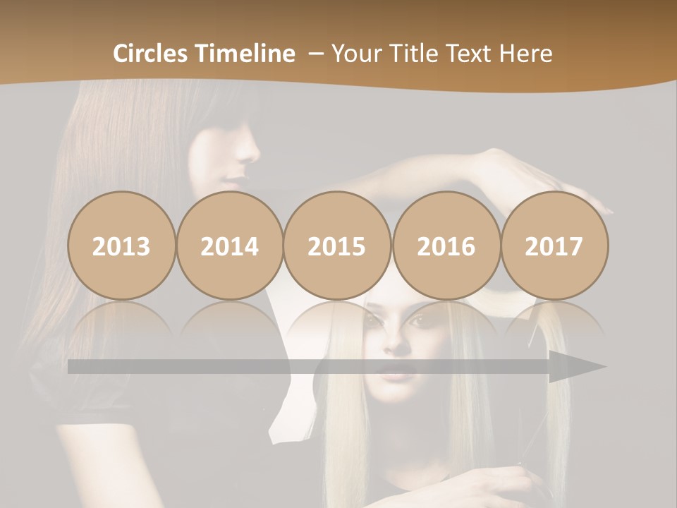 Hairdo Beautician Cosmetic PowerPoint Template