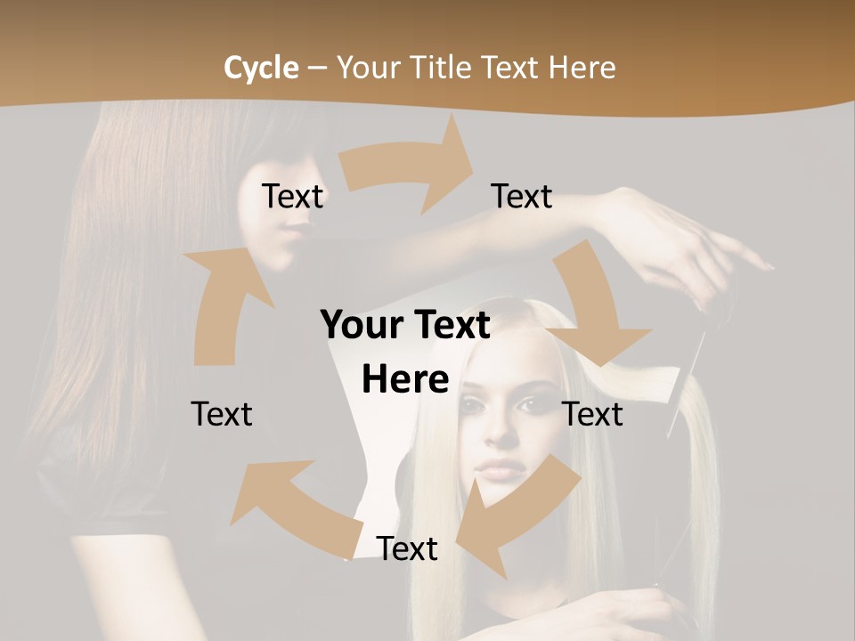 Hairdo Beautician Cosmetic PowerPoint Template