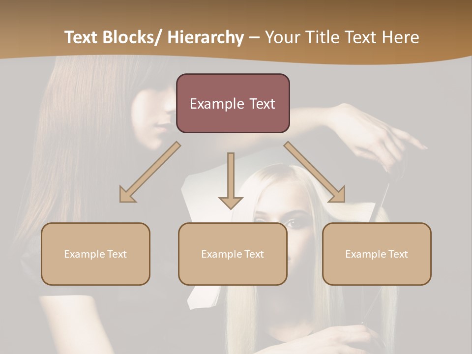 Hairdo Beautician Cosmetic PowerPoint Template