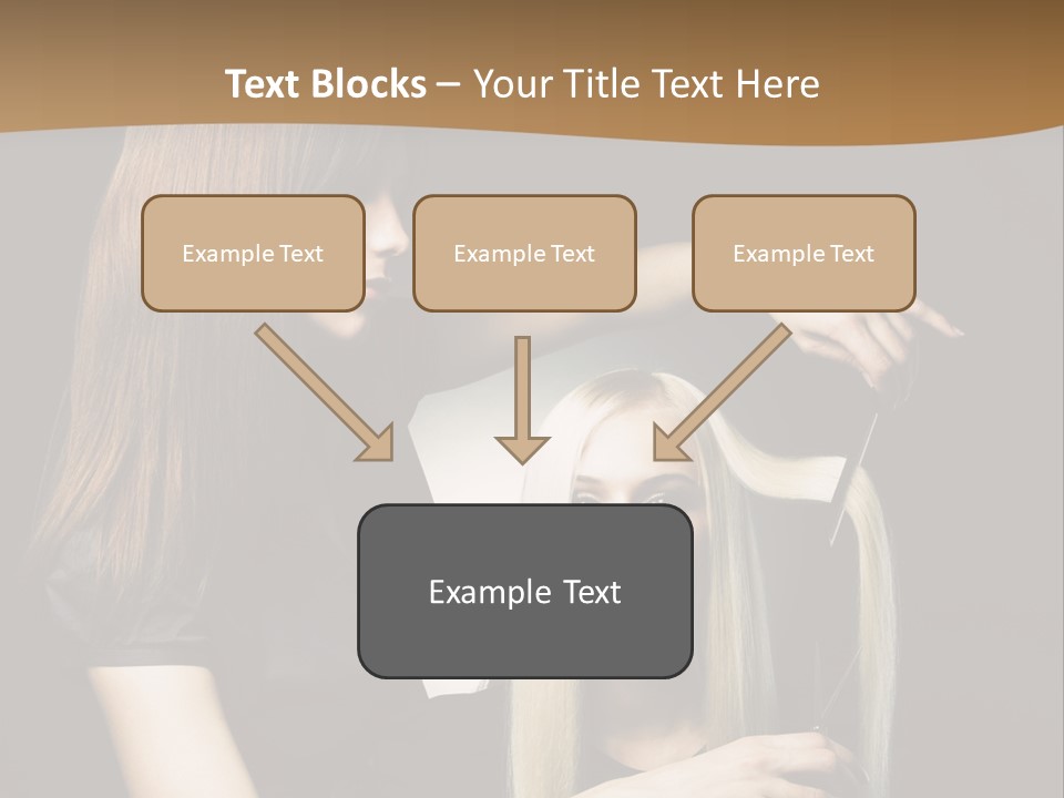 Hairdo Beautician Cosmetic PowerPoint Template