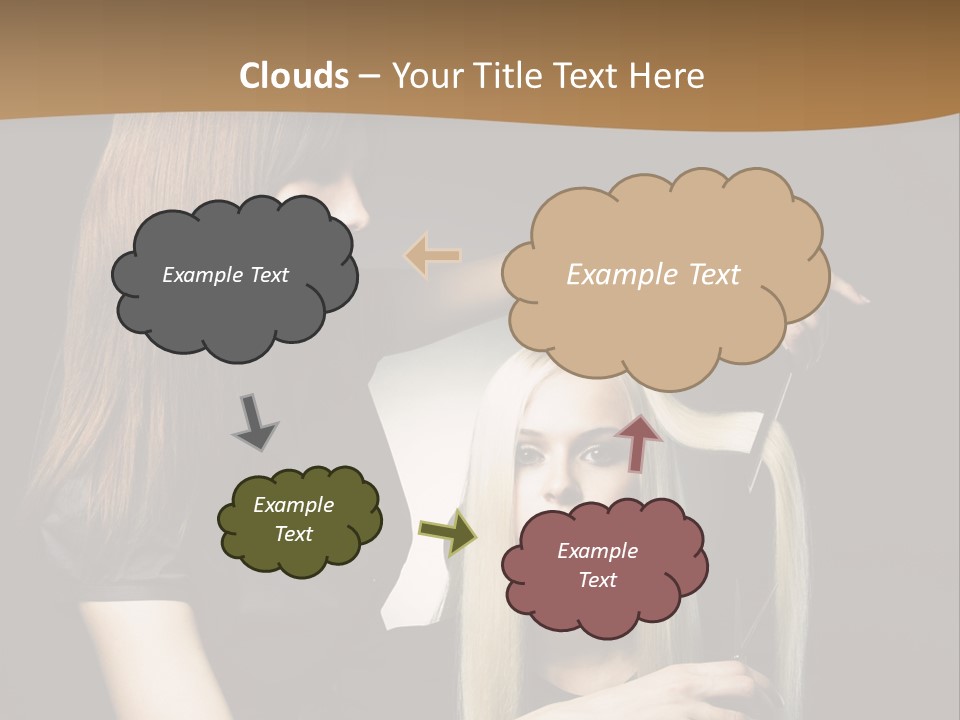 Hairdo Beautician Cosmetic PowerPoint Template