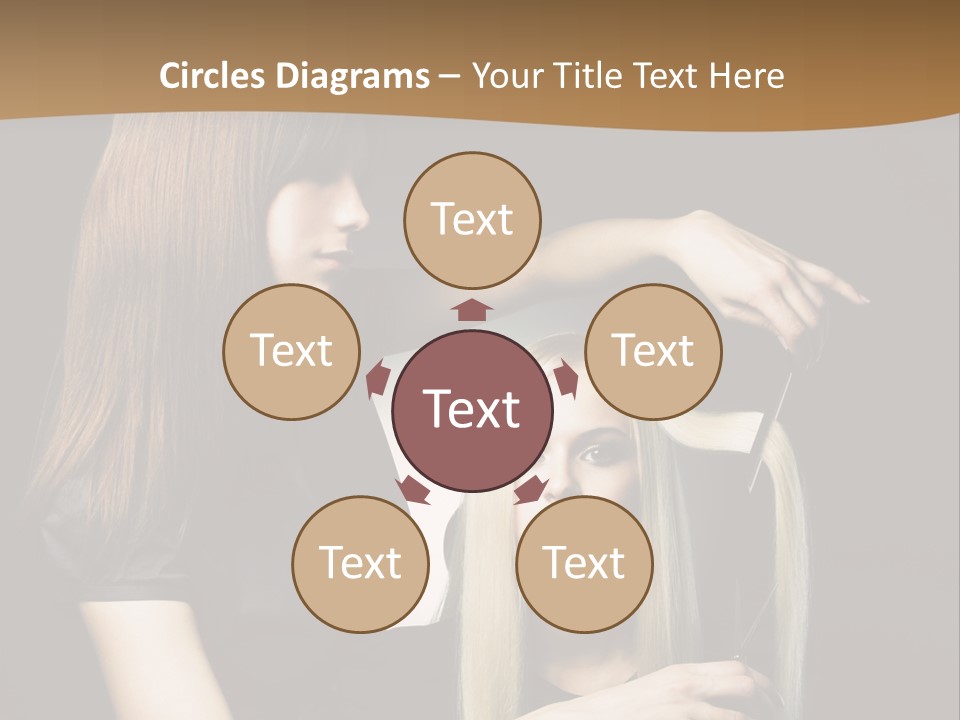 Hairdo Beautician Cosmetic PowerPoint Template