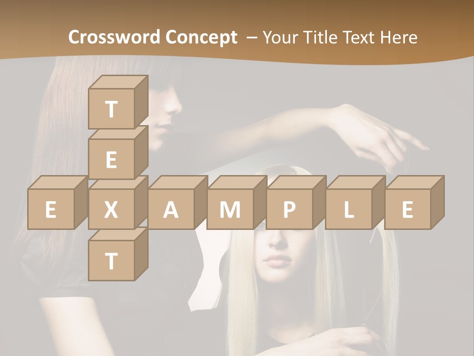 Hairdo Beautician Cosmetic PowerPoint Template