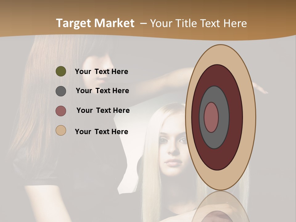 Hairdo Beautician Cosmetic PowerPoint Template