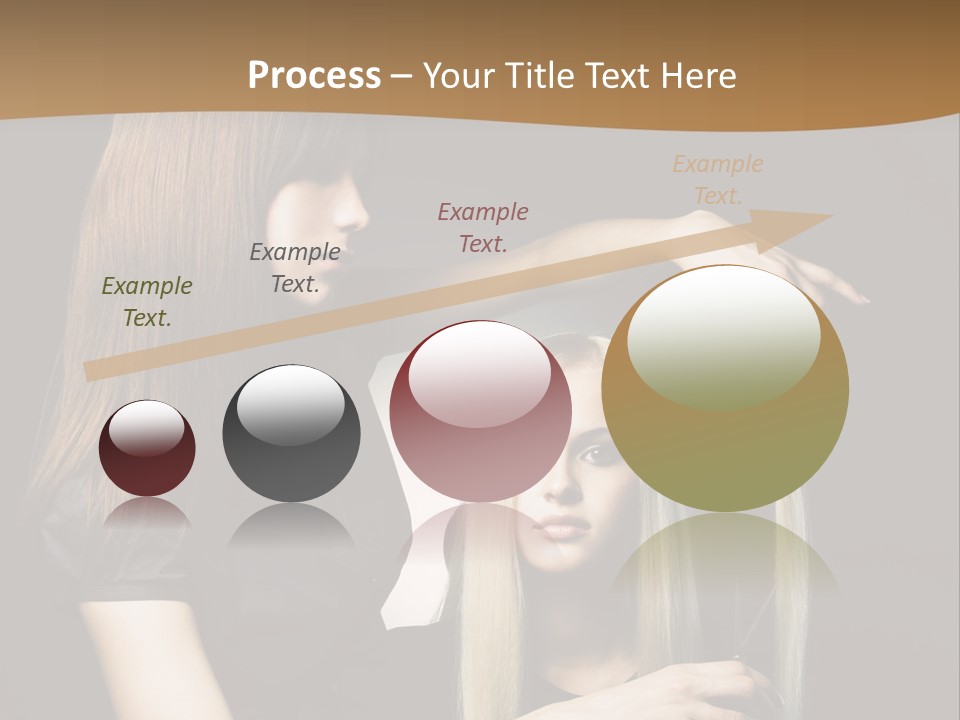 Hairdo Beautician Cosmetic PowerPoint Template