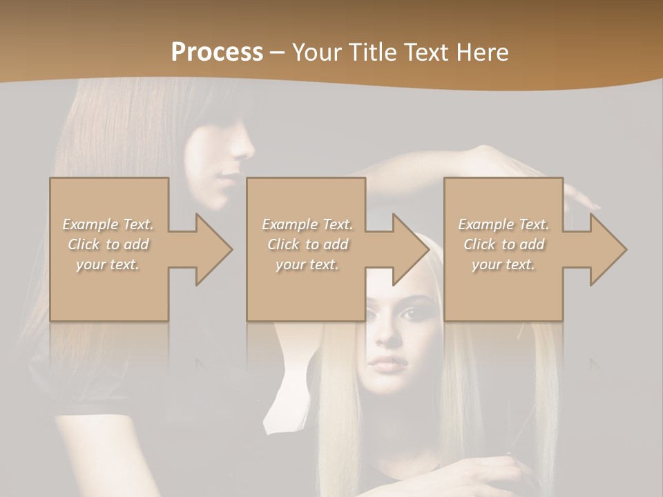 Hairdo Beautician Cosmetic PowerPoint Template