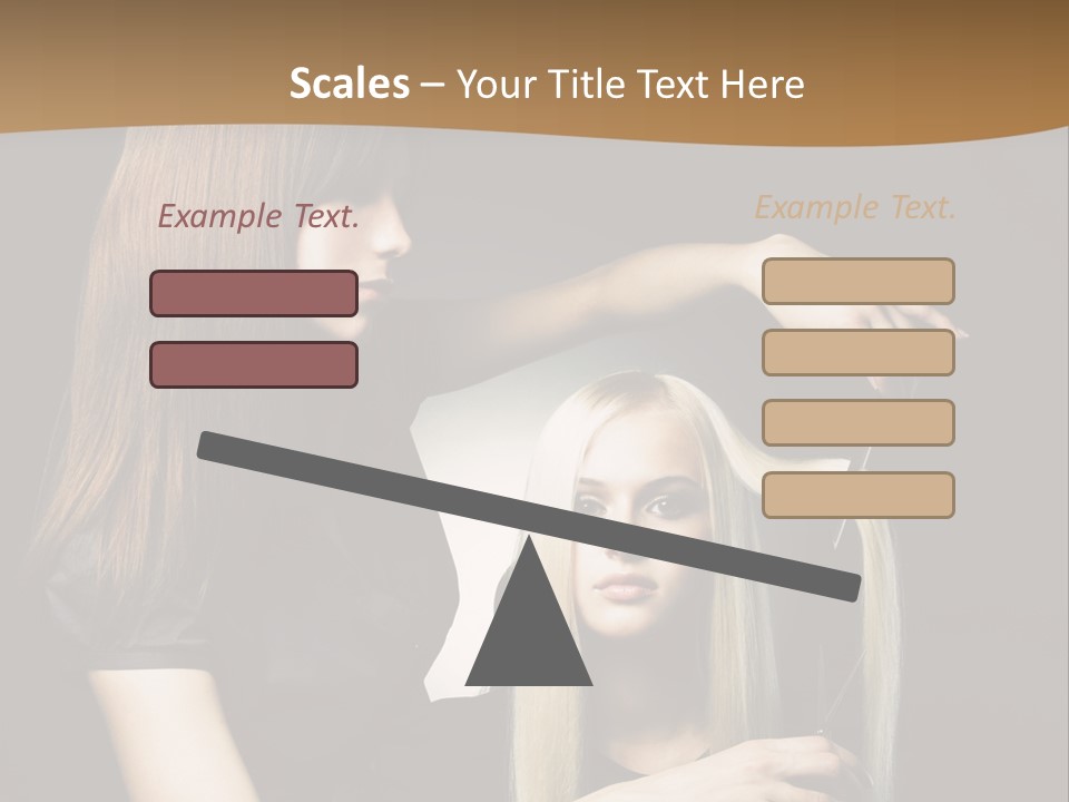 Hairdo Beautician Cosmetic PowerPoint Template