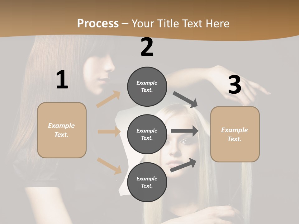 Hairdo Beautician Cosmetic PowerPoint Template