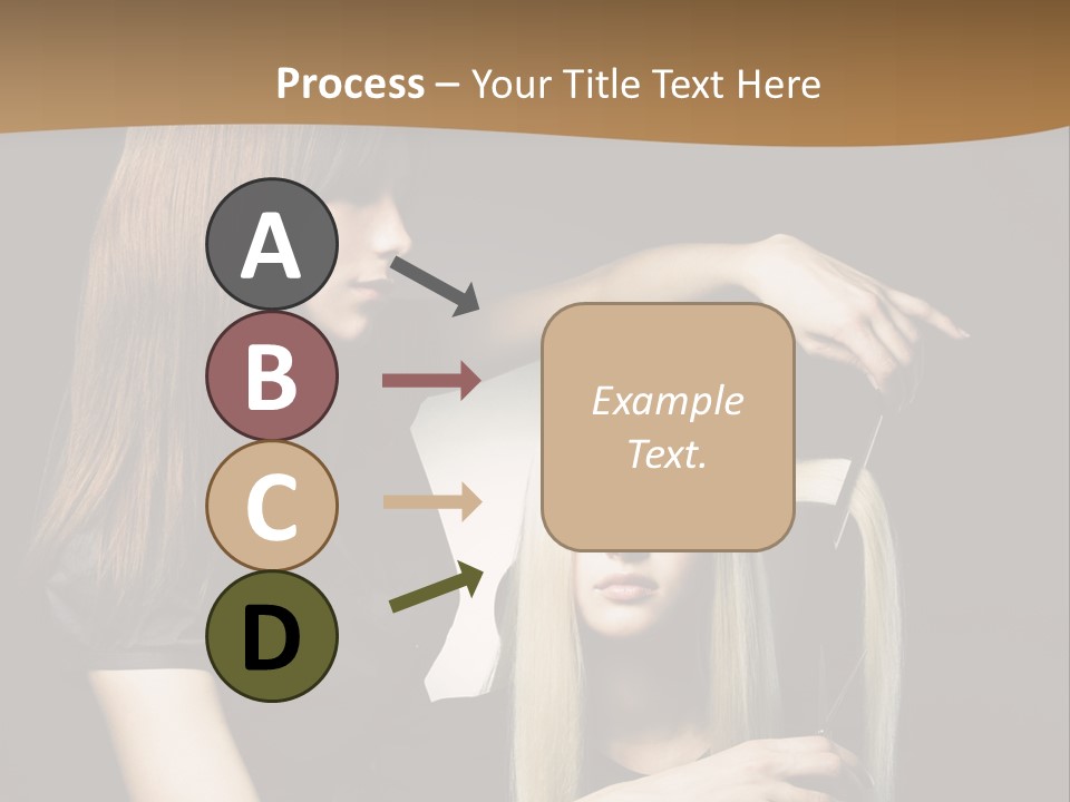 Hairdo Beautician Cosmetic PowerPoint Template