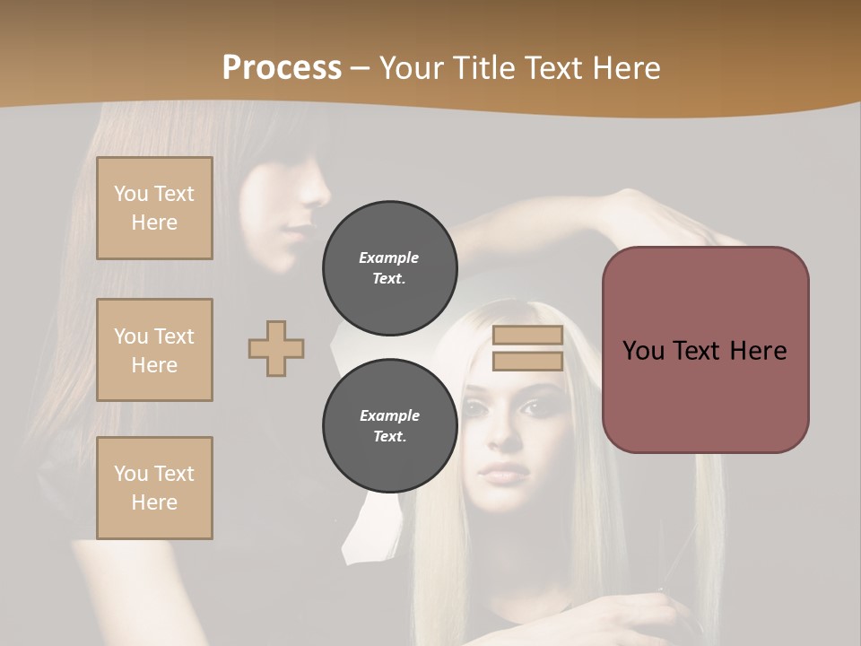 Hairdo Beautician Cosmetic PowerPoint Template