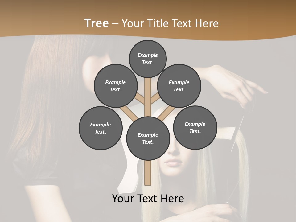 Hairdo Beautician Cosmetic PowerPoint Template