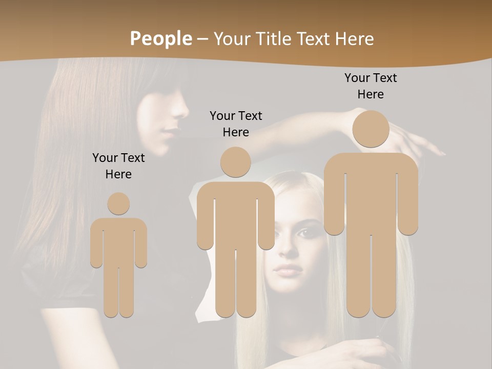 Hairdo Beautician Cosmetic PowerPoint Template