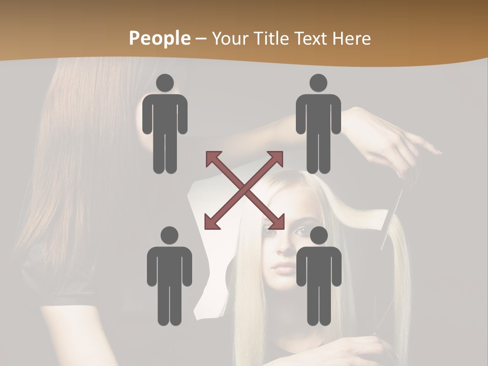 Hairdo Beautician Cosmetic PowerPoint Template