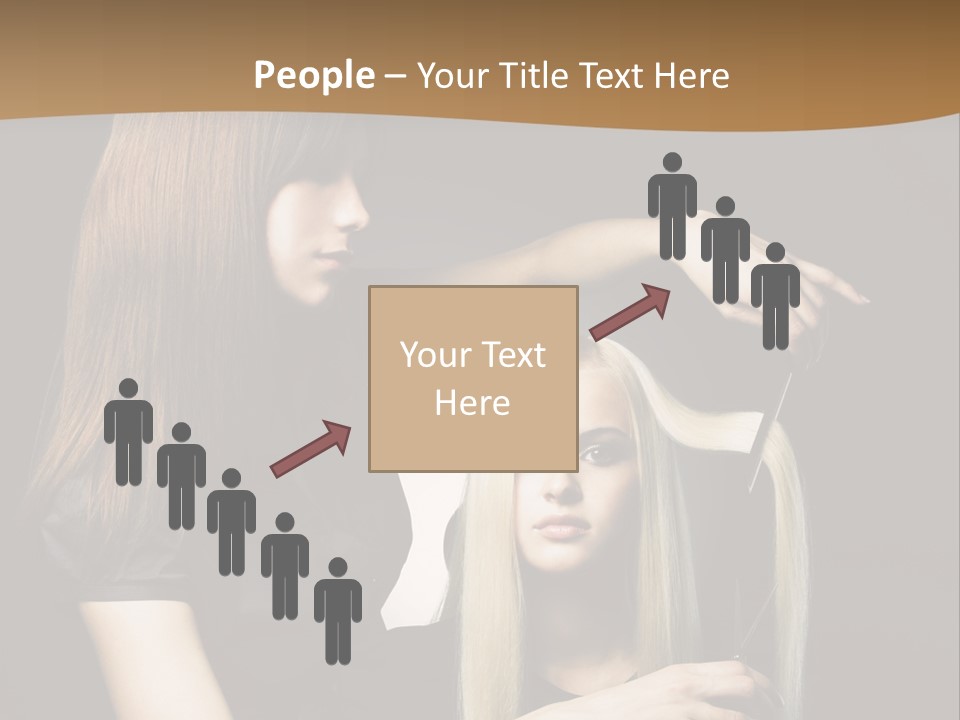 Hairdo Beautician Cosmetic PowerPoint Template